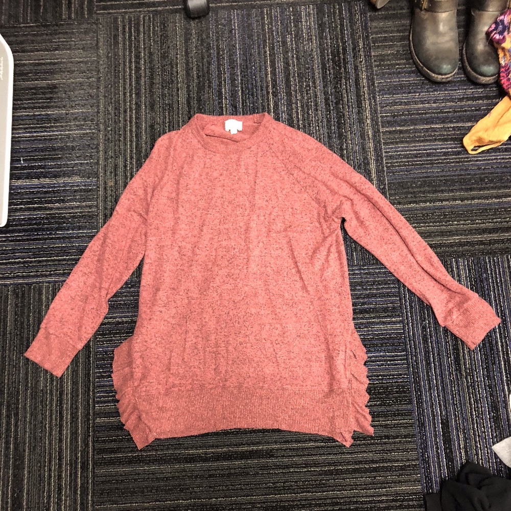 Anthropologie Raglan long sleeve shirt